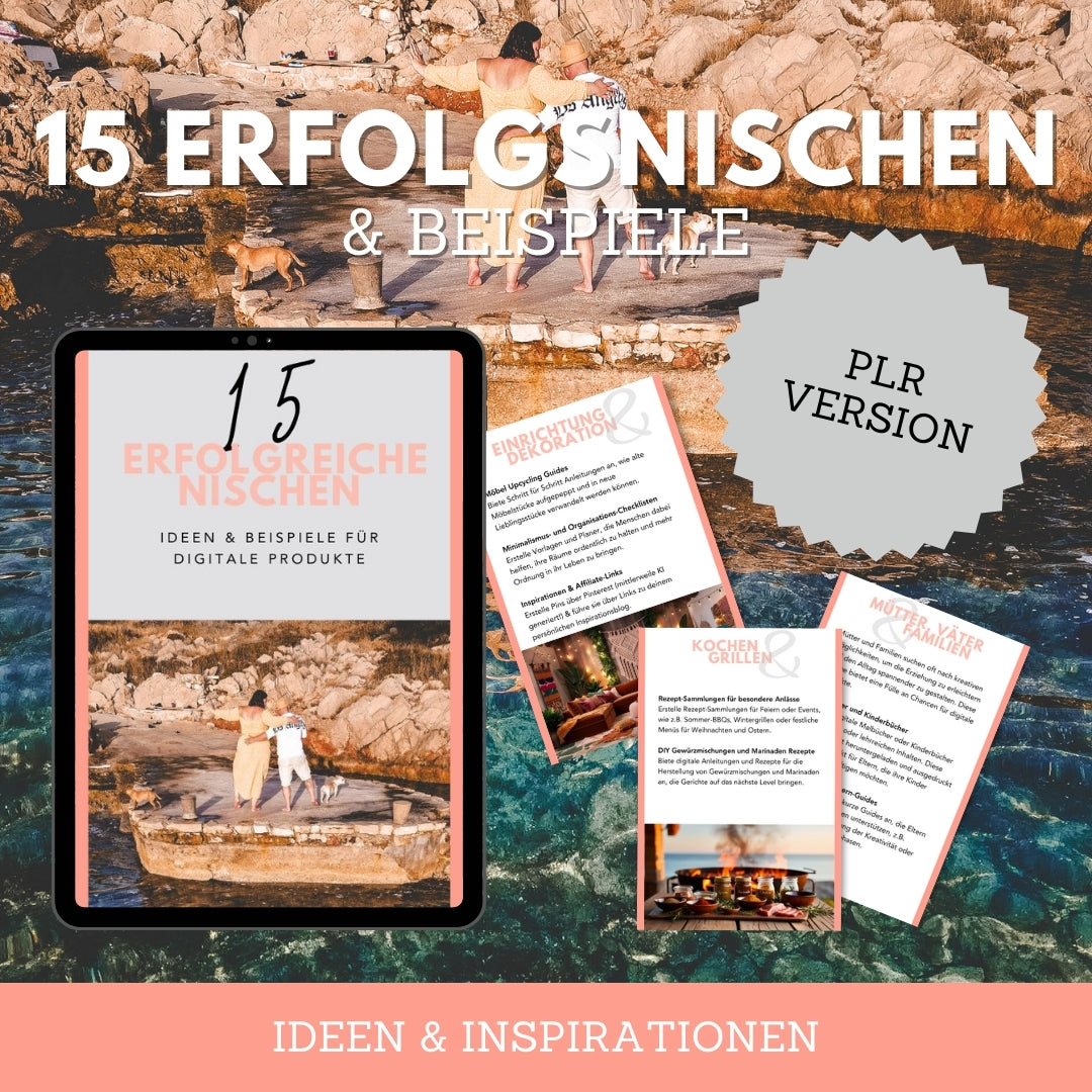 GUIDE - 15 ERFOLGSNISCHEN & BEISPIELE MIT PLR