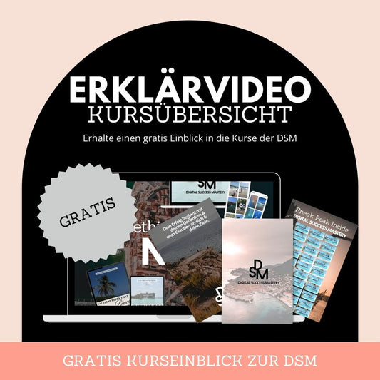 KOSTENFREIES ERKLÄRVIDEO DSM KURSÜBERSICHT